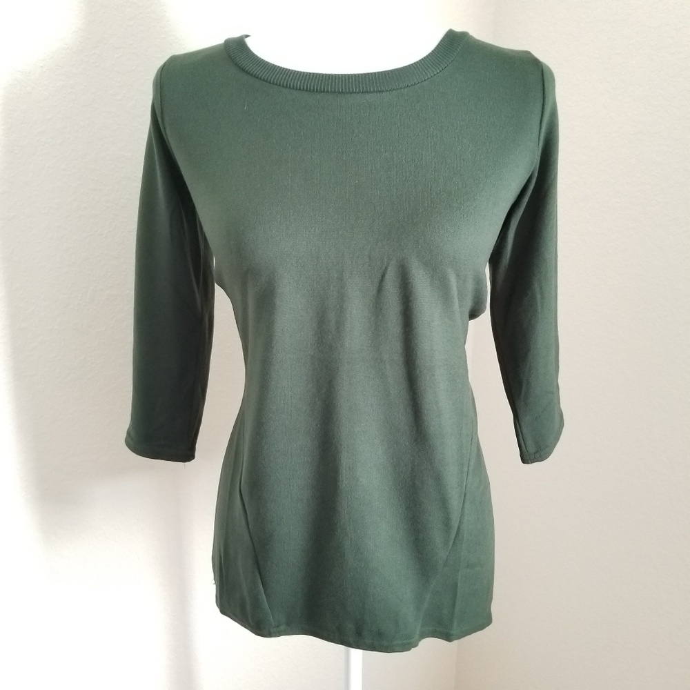 French Laundry Mid-Sleeve Tunic Top NWT